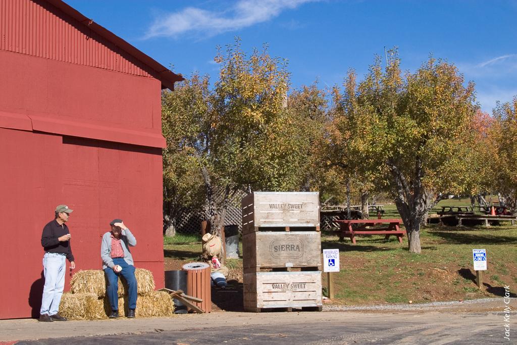 More than 750,000 visitors tour the Apple Hill area each year to buy fresh apples and apple products.